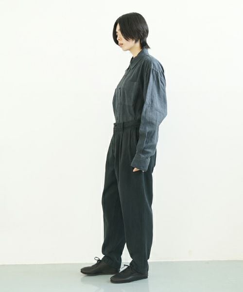 YOKO SAKAMOTOヨーコサカモトWORK TAPERED TROUSERS [BLACK] YS-24SS-09ワークテーパードトラウザー