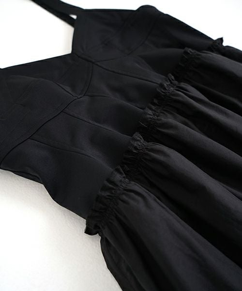 MIYAO ミヤオ DRESS [MAOP-01/BLACK] ブラックドレス