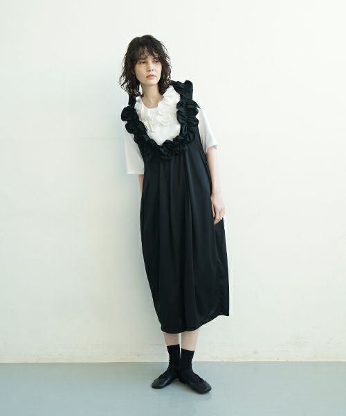 MIYAO ミヤオ DRESS [MAOP-02/BLACK] ブラックドレス