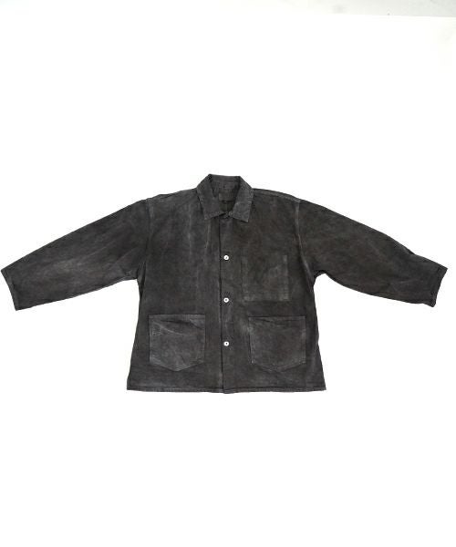 YOKO SAKAMOTOヨーコサカモト DENIM COVERALL [SUMI INK] YS-24SS-34デニムカバーオール