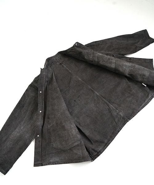 YOKO SAKAMOTOヨーコサカモト DENIM COVERALL [SUMI INK] YS-24SS-34デニムカバーオール