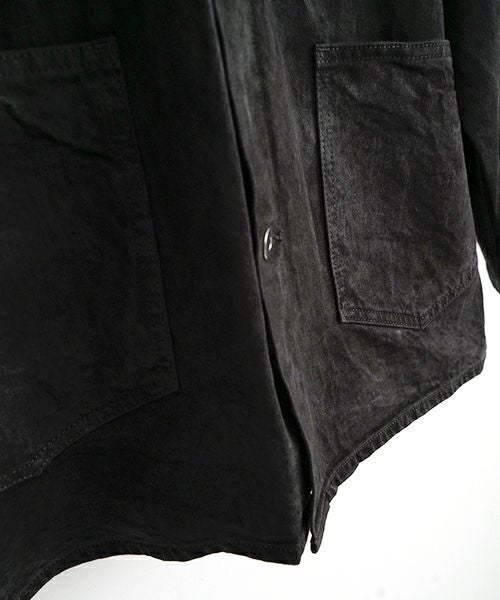 YOKO SAKAMOTOヨーコサカモト DENIM COVERALL [SUMI INK] YS-24SS-34デニムカバーオール