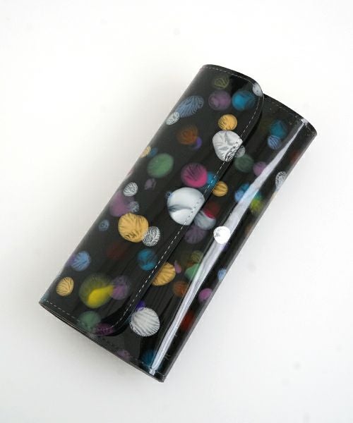マクロマウロ　プリントロングウォレット macromauro（マクロマウロ） 財布 「macromauro」paint wallet long