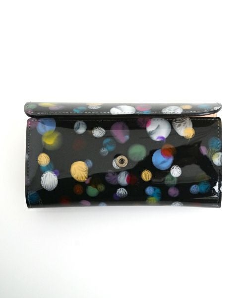macromauro マクロマウロpaint black wallet longペイントウォレットロング(財布）
