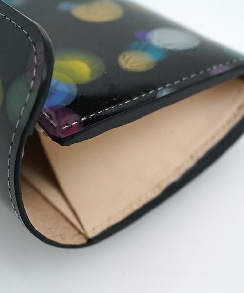 macromauro マクロマウロ paint black wallet long ペイントウォレット