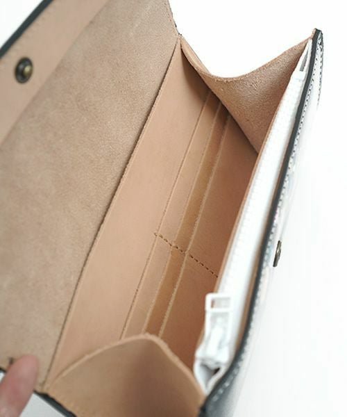 macromauro マクロマウロ paint black wallet long ペイントウォレット