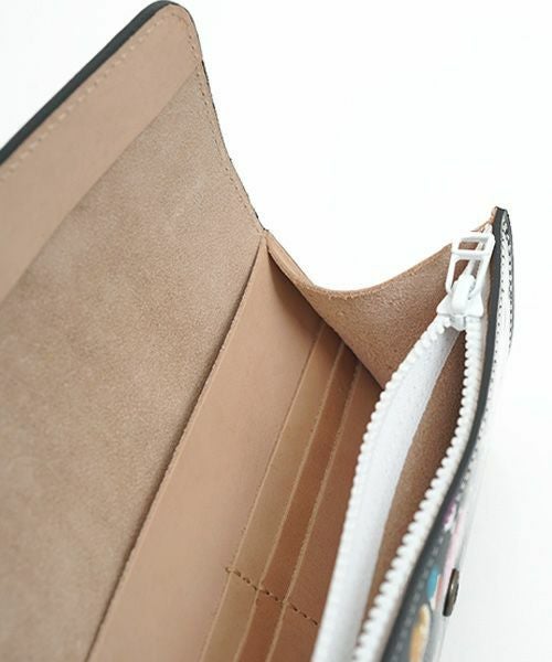 macromauro マクロマウロ paint black wallet long ペイントウォレット