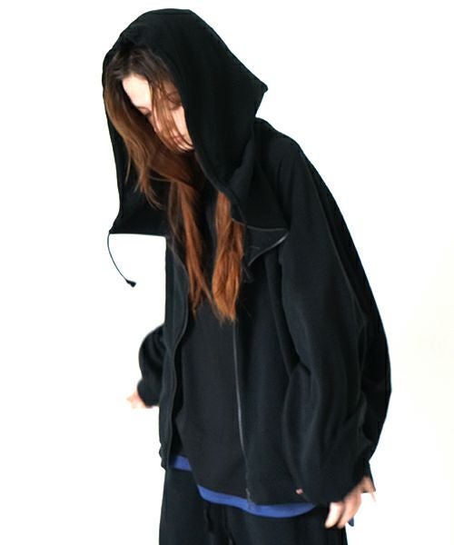  VUyヴウワイshort big hoody [BLACK]ビックショートパーカー