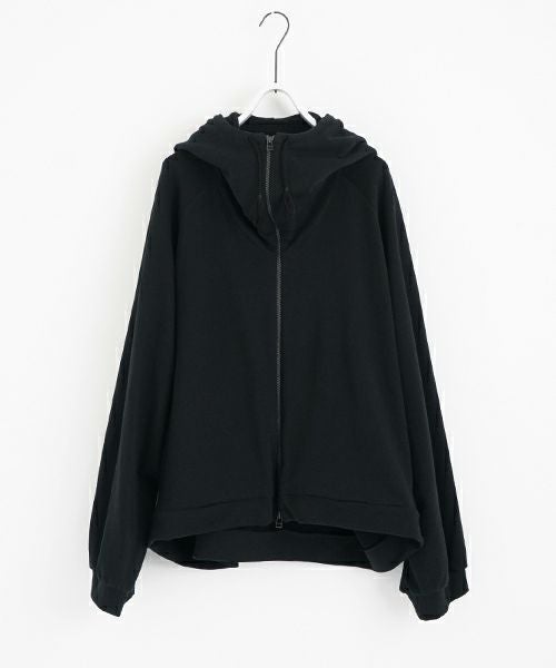  VUyヴウワイshort big hoody [BLACK]ビックショートパーカー