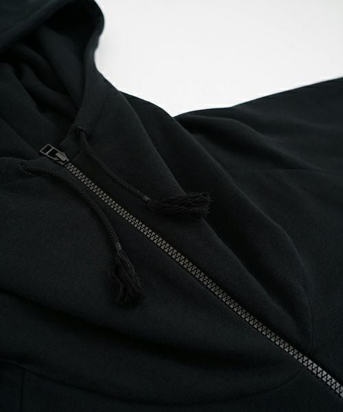  VUyヴウワイshort big hoody [BLACK]ビックショートパーカー
