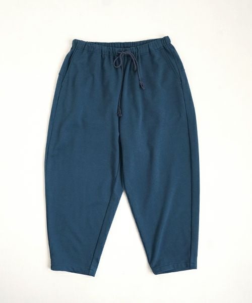 VUyヴウワイsweat wide cropped pants [BLUE]スエットワイドパンツ