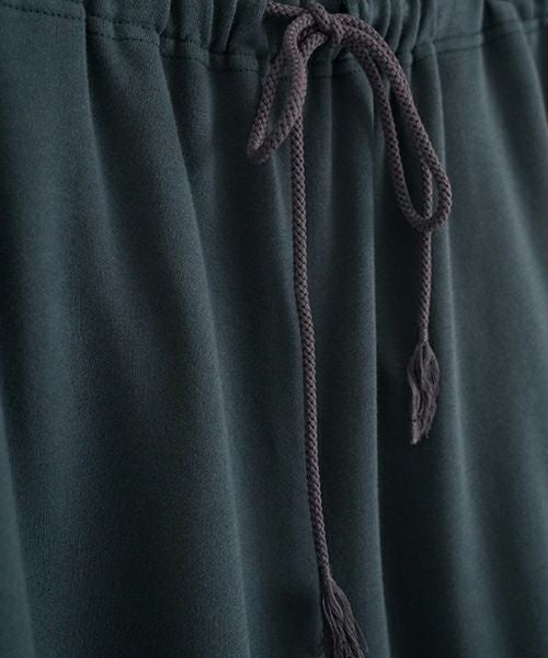 VUyヴウワイsweat wide cropped pants [BLUE]スエットワイドパンツ