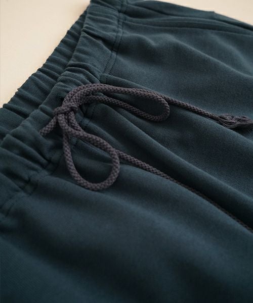 VUyヴウワイsweat wide cropped pants [BLUE]スエットワイドパンツ