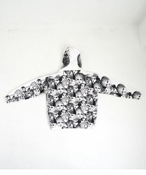 AHCAHCUMあちゃちゅむフルーツ女ジップパーカー（シロ）01-231-0703