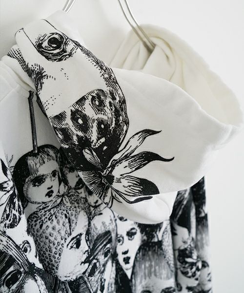 AHCAHCUMあちゃちゅむフルーツ女ジップパーカー（シロ）01-231-0703