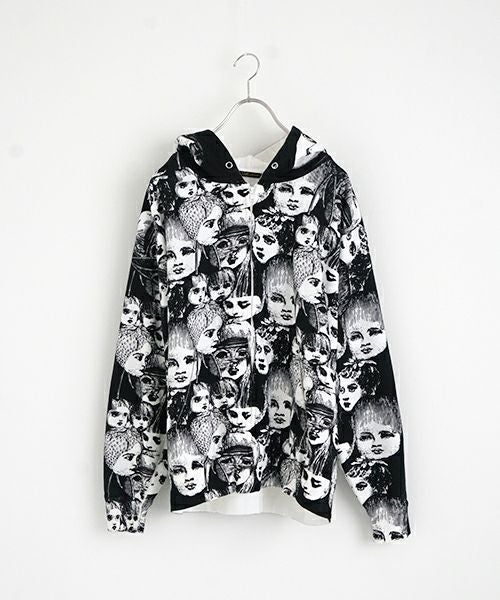 AHCAHCUMあちゃちゅむフルーツ女ジップパーカー（クロ）01-231-0703