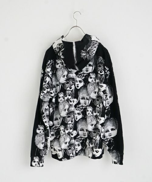 AHCAHCUMあちゃちゅむフルーツ女ジップパーカー（クロ）01-231-0703