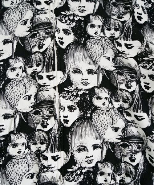 AHCAHCUMあちゃちゅむフルーツ女ジップパーカー（クロ）01-231-0703