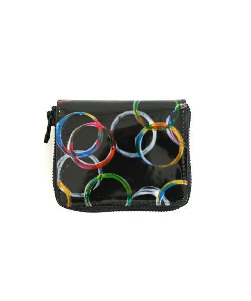  macromauro マクロマウロPAINT WALLET O [BLACK]ペイントウォレットロング (財布）