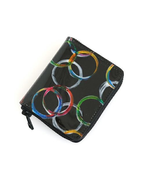  macromauro マクロマウロPAINT WALLET O [BLACK]ペイントウォレットロング (財布）