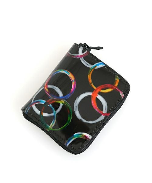  macromauro マクロマウロPAINT WALLET O [BLACK]ペイントウォレットロング (財布）