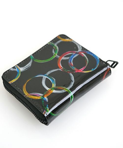 macromauro マクロマウロ Paint wallet M 長財布 macromauro マクロマウロ PAINT WALLET O [BLACK] ペイントウォレット