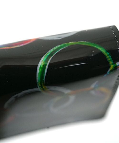  macromauro マクロマウロPAINT WALLET O [BLACK]ペイントウォレットロング (財布）