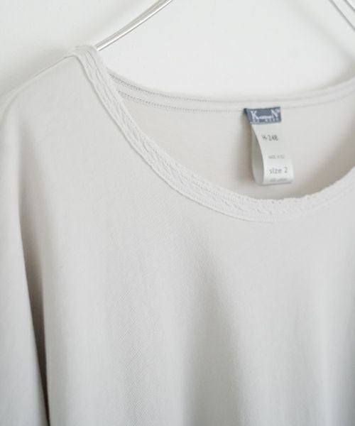 KristenseN DU NORDクリステンセンドゥノルド3/4LONG SLEEVE [H-248/02 cloud ] ロングスリーブティー