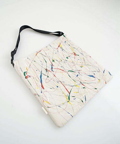 macromauro マクロマウロSPLASH PICTURE TOTO natural (Palm maison only)スプラッシュ ピクチャートートバッグ ナチュラル