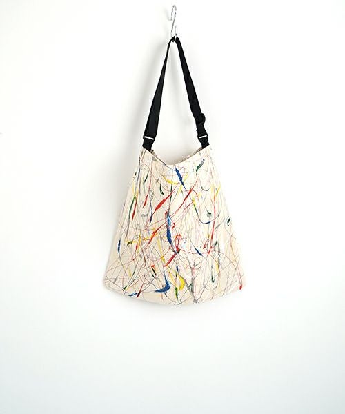 macromauro マクロマウロSPLASH PICTURE TOTO natural (Palm maison only)スプラッシュ ピクチャートートバッグ ナチュラル