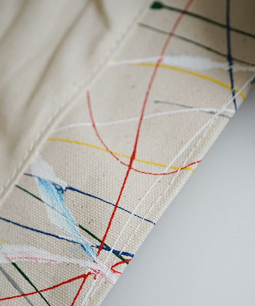 macromauro マクロマウロSPLASH PICTURE TOTO natural (Palm maison only)スプラッシュ ピクチャートートバッグ ナチュラル