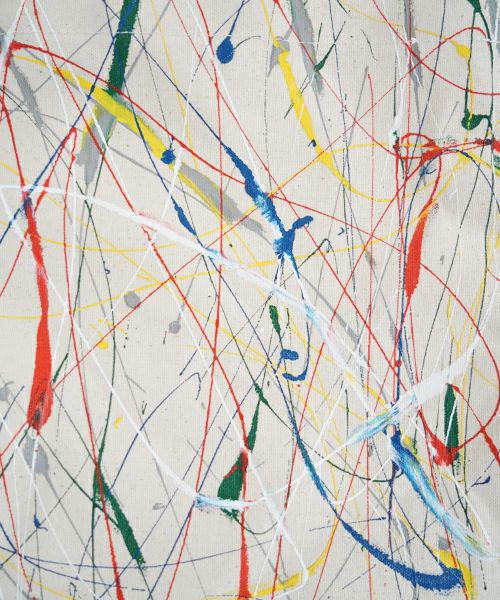  macromauro マクロマウロSPLASH PICTURE mini TOTO natural (Palm maison only)スプラッシュ ミニピクチャートートバッグ ナチュラル