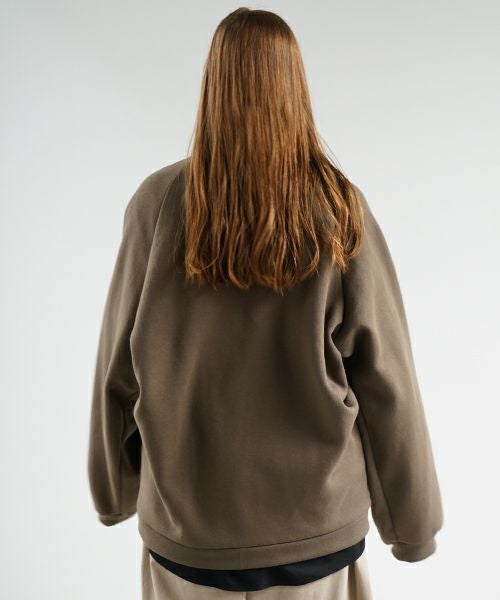 VU ヴウ fleece blouson  [OLIVE] 裏毛ブルゾン vu-cut-010