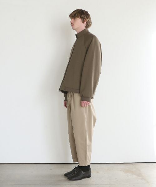 VU ヴウ fleece blouson  [OLIVE] 裏毛ブルゾン vu-cut-010