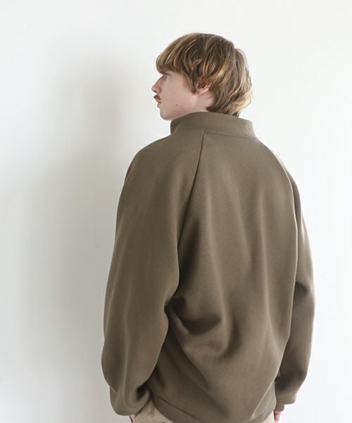 VU ヴウ fleece blouson  [OLIVE] 裏毛ブルゾン vu-cut-010