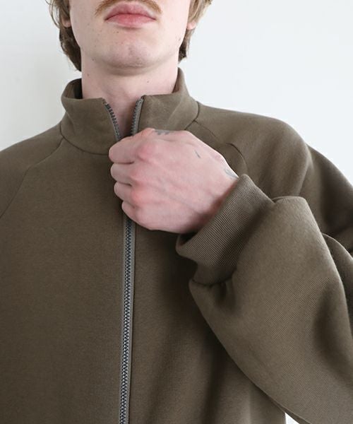 VU ヴウ fleece blouson  [OLIVE] 裏毛ブルゾン vu-cut-010