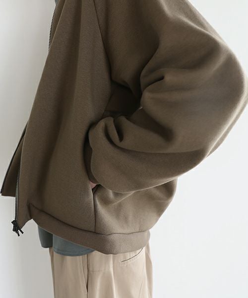 VU ヴウ fleece blouson  [OLIVE] 裏毛ブルゾン vu-cut-010