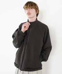 VU ヴウ fleece blouson  [CHARCOAL] 裏毛ブルゾン vu-cut-010