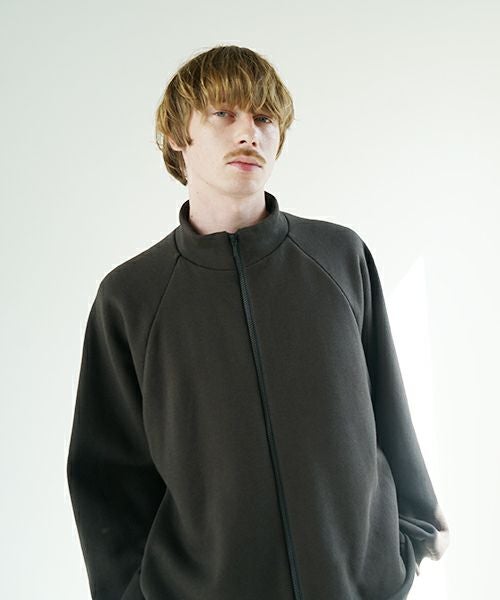 VU ヴウ fleece blouson  [CHARCOAL] 裏毛ブルゾン vu-cut-010