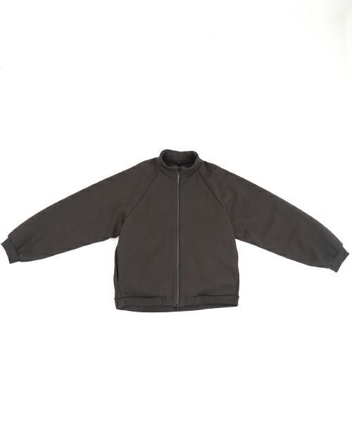 VU ヴウ fleece blouson  [CHARCOAL] 裏毛ブルゾン vu-cut-010