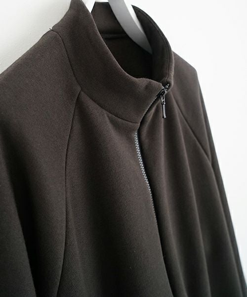 VU ヴウ fleece blouson  [CHARCOAL] 裏毛ブルゾン vu-cut-010