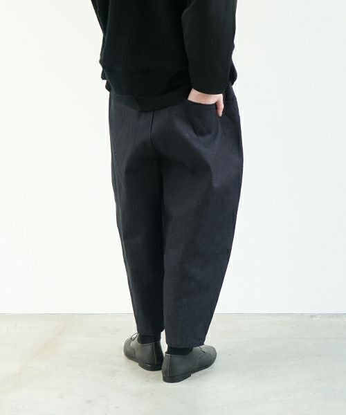 VUm ヴウエム denim cropped pants [DEEP BLUE] vu-pnt-005