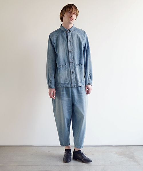 破格‼️ Valum デニムジョーツ VUm ヴウエム vintage denim cropped pants [VINAGE BLUE] vu-pnt-005