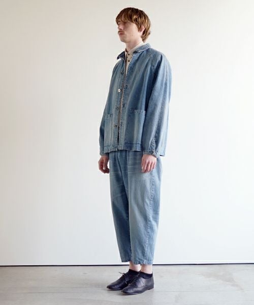 VUm ヴウエム vintage denim cropped pants [VINAGE BLUE] vu-pnt-005
