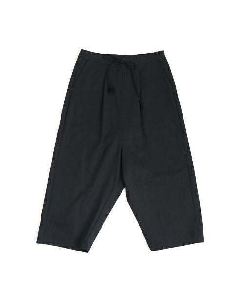 VU ヴウ wide silhouette pants [BLACK] ワイドシルエットパンツ vu-pnt-006