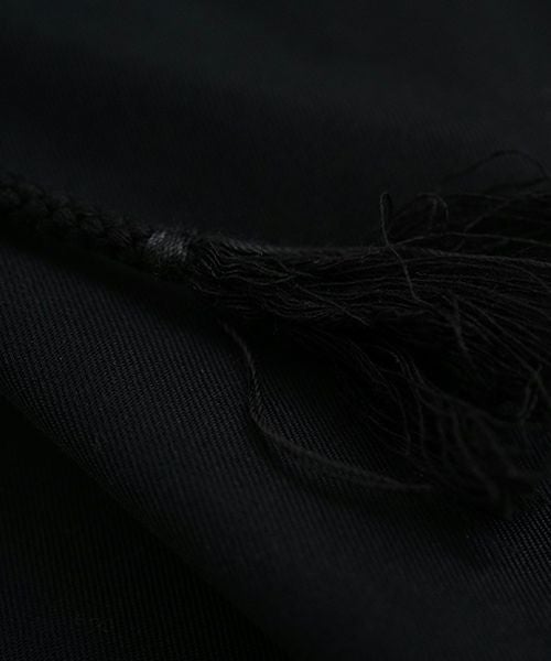 VU ヴウ wide silhouette pants [BLACK] ワイドシルエットパンツ vu-pnt-006