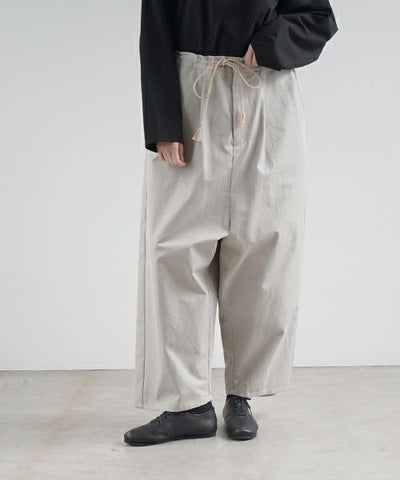 VU ヴウ wide silhouette pants [CHALK] ワイドシルエットパンツ vu-pnt-006
