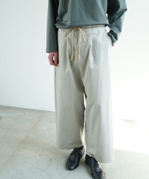 VU ヴウ wide silhouette pants [CHALK] ワイドシルエットパンツ vu