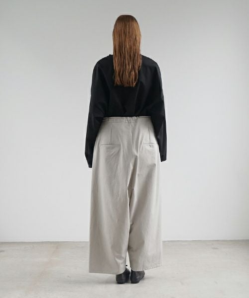 VU ヴウ wide silhouette pants [CHALK] ワイドシルエットパンツ vu
