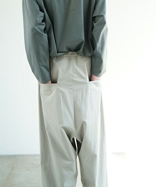 VU ヴウ wide silhouette pants [CHALK] ワイドシルエットパンツ vu-pnt-006